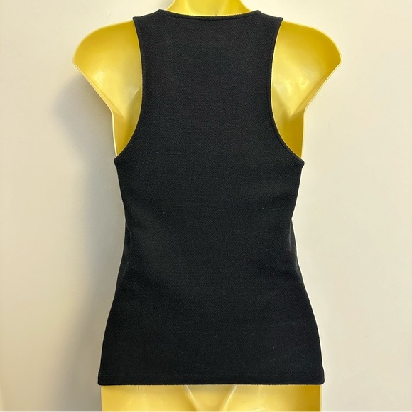 Vince Black Sleeveless Racerback Blouse size S - Picture 2 of 7